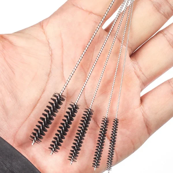1Set Nylon Stainless Steel Tobacco Smoking Cleaning Brushes Accessory For Tobacco Pipe Smoke Tube Cleaning Tools - Image 4