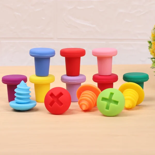 13 Styles Bottle Stopper Bottle Caps Wine Stopper Family Bar Preservation Tools Silicone Creative Design Safe And Healthy - Image 3