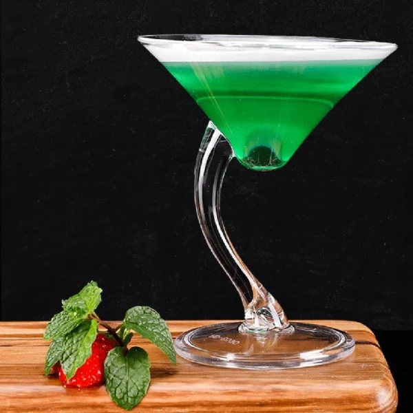 Creative Acrylic Cocktail Glass Acrylic Material Wine Glasses Bar Martini Glasses Margarita Champagne Glass - Image 5