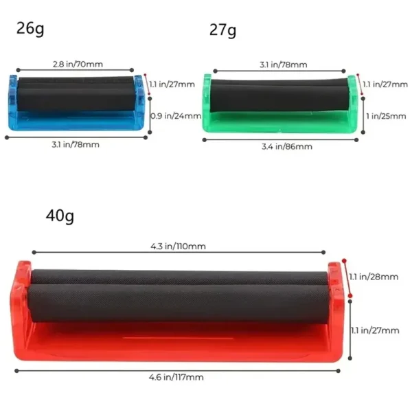 70MM78MM110MM Plastic Cigarette Roller Mini Portable Cigarette Puller Manual Tobacco Filler Cigarette Roller - Image 6