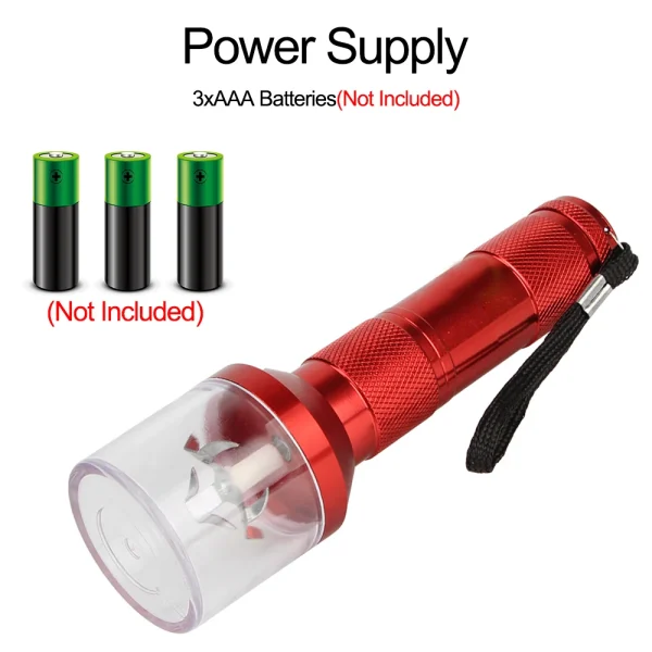 Cigarette Accessories Mills Herb Chopper Crusher Crank Spice Muller Machine Metal Tobacco Grinder Electrical Torch Shape - Image 4