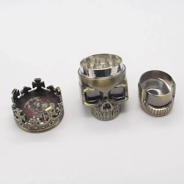 Plastic Skull Herb Tobacco Grinder Crusher Tobacco Herbal Herb Hand Muller Tobacco Grinder Mill Crusher Tobacco Crusher Grinder - Image 6