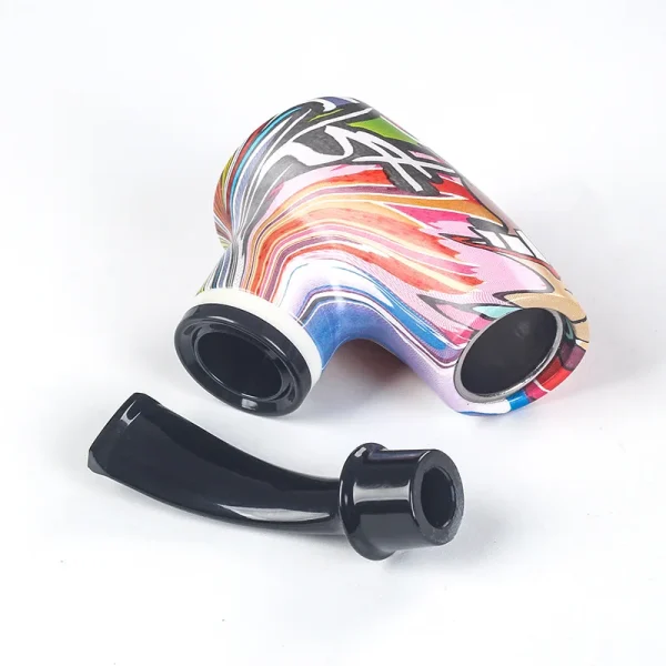 Creative smoking pipe Portable handmade Detachable tobacco pipe smoking accessories Gift for smoker - Image 4