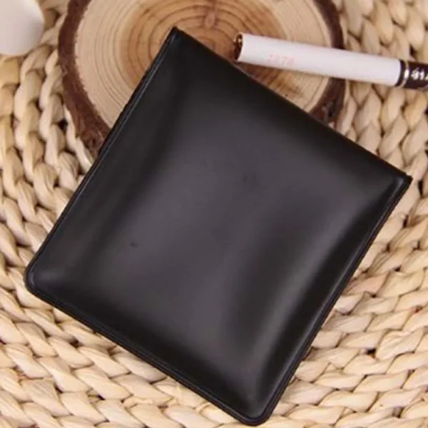 Potable Mini Ashtrays Bag Pocket Ashtray Outdoor Smoking Cigarette Cigar Ash Tray Smoking Cigar Ash Storage Bag Travel Accessory - Image 5