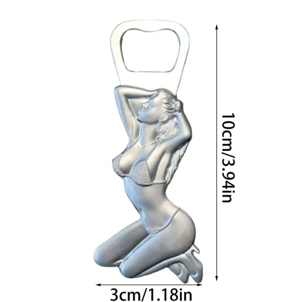 Zinc Alloy Beer Bottle Opener Creative Metal Beauty Women Bottle Opener Personalized Restaurant Bar Beer Bottle Opener - Image 4