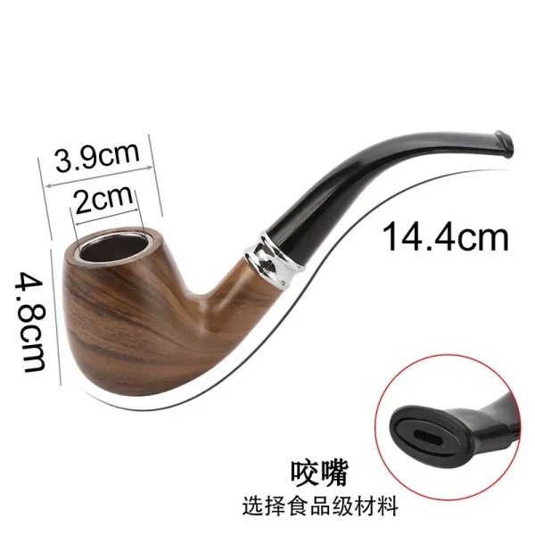 Pipe Set 503 Resin Tobacco Pipe Smoking Herb Grinder Filter Cleaning Gift Box for Smoking Accessories - Image 2
