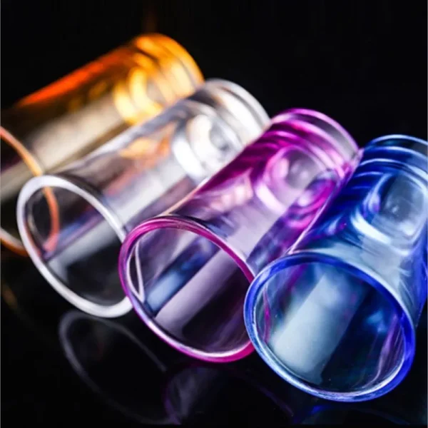 NEW 6PCS Shot Glass Plastic Spirits Shot Cup Party Bar Club Drinking Tool Wedding Wine Glasses Cocktail Pint Bullet Vodka Cups