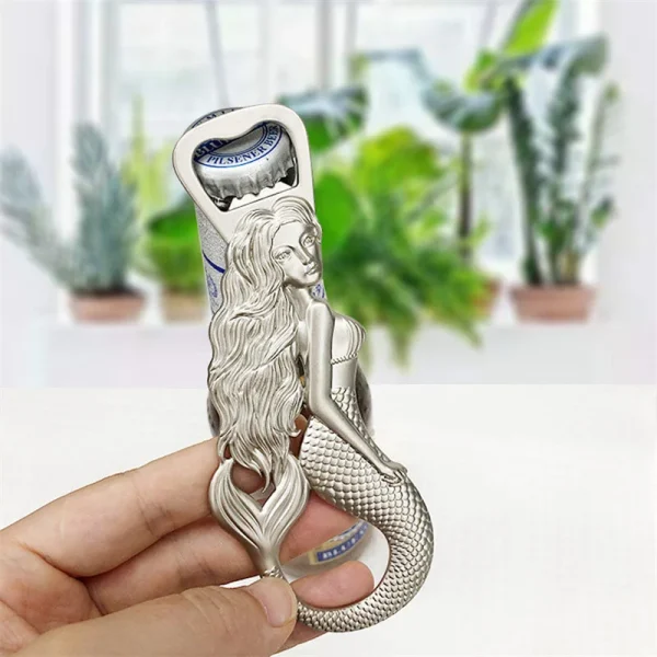 Zinc Alloy Beer Bottle Opener Creative Metal Beauty Women Bottle Opener Personalized Restaurant Bar Beer Bottle Opener - Image 3