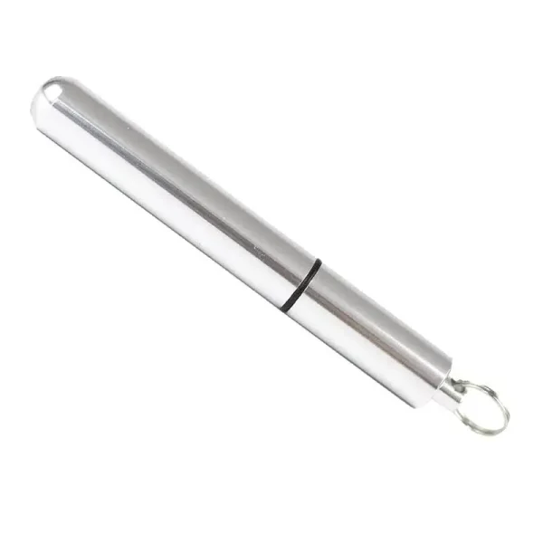 Fashion Aluminum Alloy Cigarette Box Waterproof Case Pill Toothpick Capsule Holder With Keychain Mens Gift - Image 5
