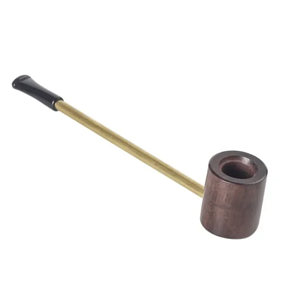 Wooden Long Pipe For Straight Smoking Pipe Portable Handmade Filter Smoking Accessories Tobacco Pipes Gifts For Men - Image 5