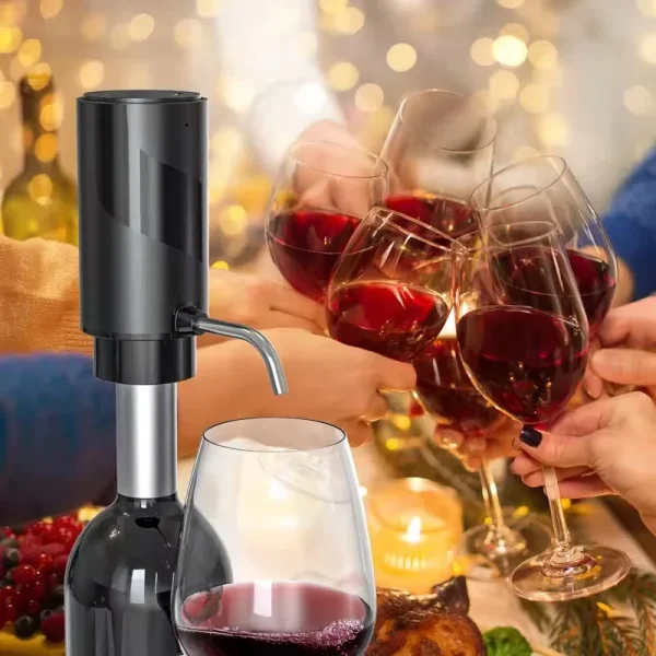 Intelligent Electric Wine Aerator and Dispenser Automatic Wine Dispenser Bar Tools TYPE-C Rechargerable - Image 4